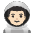 Man Astronaut Light Skin Tone Emoji from Noto Emoji Set