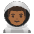Man Astronaut Medium Dark Skin Tone Emoji from Noto Emoji Set