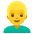 Man Blond Hair Emoji from Noto Emoji Set