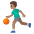 Man Bouncing Ball Medium Skin Tone Emoji from Noto Emoji Set