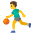 Man Bouncing Ball Emoji from Noto Emoji Set