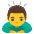 Man Bowing Emoji from Noto Emoji Set