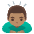Man Bowing Medium Skin Tone Emoji from Noto Emoji Set