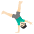 Man Cartwheeling Light Skin Tone Emoji from Noto Emoji Set