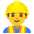 Man Construction Worker Emoji from Noto Emoji Set