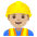 Man Construction Worker Medium Light Skin Tone Emoji from Noto Emoji Set
