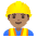 Man Construction Worker Medium Skin Tone Emoji from Noto Emoji Set