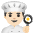 Man Cook Light Skin Tone Emoji from Noto Emoji Set