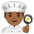 Man Cook Medium Dark Skin Tone Emoji from Noto Emoji Set