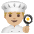 Man Cook Medium Light Skin Tone Emoji from Noto Emoji Set