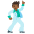 Man Dancing Medium Dark Skin Tone Emoji from Noto Emoji Set