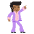 Man Dancing Medium Dark Skin Tone Emoji from EmojiTwo Colors Set