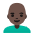 Man Dark Skin Tone Bald Emoji from Noto Emoji Set