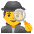 Man Detective Emoji from Noto Emoji Set