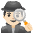 Man Detective Light Skin Tone Emoji from Noto Emoji Set