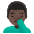 Man Facepalming Dark Skin Tone Emoji from Noto Emoji Set