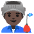 Man Factory Worker Dark Skin Tone Emoji from Noto Emoji Set