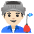 Man Factory Worker Light Skin Tone Emoji from Noto Emoji Set
