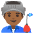 Man Factory Worker Medium Dark Skin Tone Emoji from Noto Emoji Set