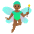 Man Fairy Medium Dark Skin Tone Emoji from Noto Emoji Set