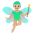 Man Fairy Medium Light Skin Tone Emoji from Noto Emoji Set