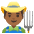 Man Farmer Medium Dark Skin Tone Emoji from Noto Emoji Set