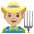 Man Farmer Medium Light Skin Tone Emoji from Noto Emoji Set