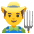 Man Farmer Emoji from Noto Emoji Set