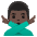 Man Gesturing No Dark Skin Tone Emoji from Noto Emoji Set
