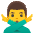 Man Gesturing No Emoji from Noto Emoji Set