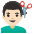 Man Getting Haircut Light Skin Tone Emoji from Noto Emoji Set