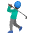 Man Golfing Dark Skin Tone Emoji from Noto Emoji Set