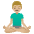Man In Lotus Position Medium Light Skin Tone Emoji from Noto Emoji Set