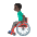 Man In Manual Wheelchair Dark Skin Tone Emoji from Noto Emoji Set