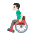 Man In Manual Wheelchair Light Skin Tone Emoji from Noto Emoji Set