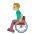 Man In Manual Wheelchair Medium Light Skin Tone Emoji from Noto Emoji Set