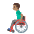 Man In Manual Wheelchair Medium Skin Tone Emoji from Noto Emoji Set