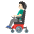 Man In Motorized Wheelchair Light Skin Tone Emoji from Noto Emoji Set