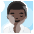 Man In Steamy Room Dark Skin Tone Emoji from Noto Emoji Set