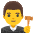 Man Judge Emoji from Noto Emoji Set