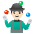 Man Juggling Light Skin Tone Emoji from Noto Emoji Set