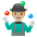 Man Juggling Medium Light Skin Tone Emoji from Noto Emoji Set