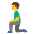 Man Kneeling Emoji from Noto Emoji Set