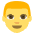 Man Emoji from EmojiTwo Colors Set