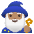 Man Mage Medium Skin Tone Emoji from Noto Emoji Set