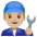 Man Mechanic Medium Light Skin Tone Emoji from Noto Emoji Set