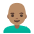 Man Medium Skin Tone Bald Emoji from Noto Emoji Set