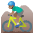 Man Mountain Biking Medium Skin Tone Emoji from Noto Emoji Set