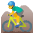 Man Mountain Biking Emoji from Noto Emoji Set