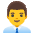 Man Office Worker Emoji from Noto Emoji Set